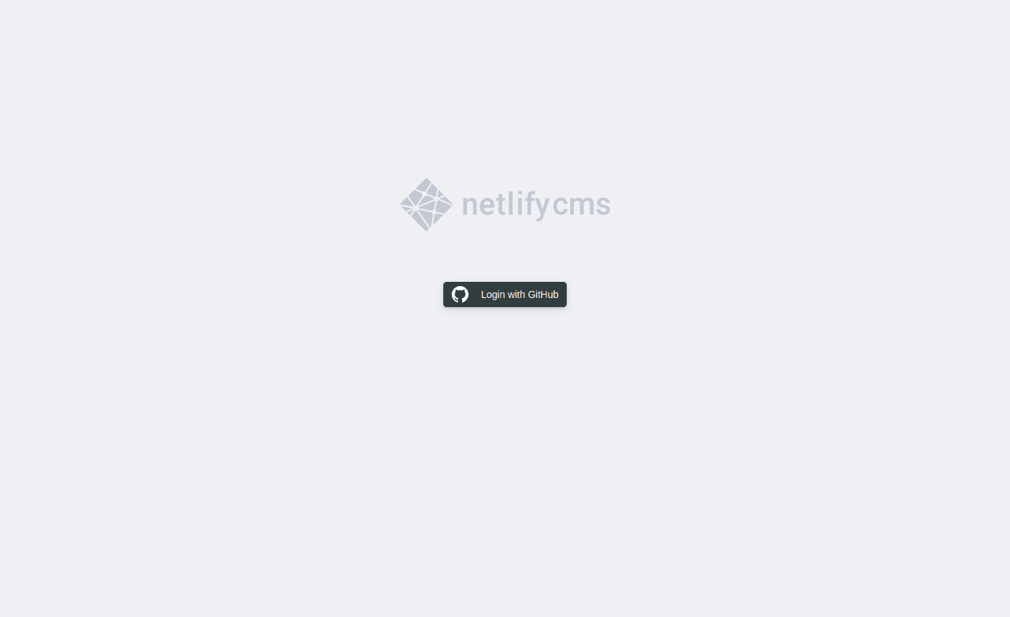 Authentication in Netlify CMS