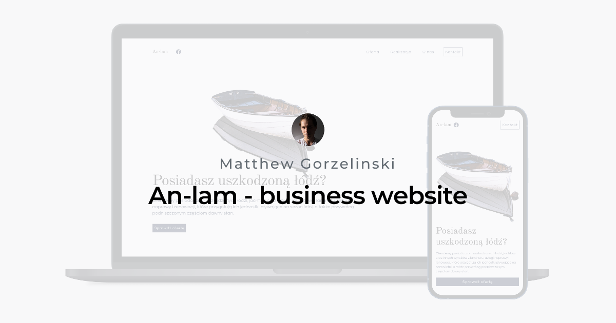 An-lam - business website | Matthew Gorzelinski